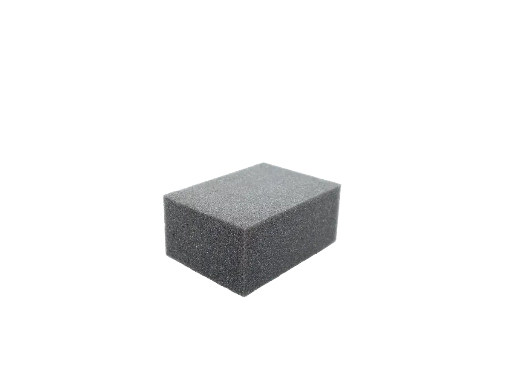 [7244-1] Zwarte applicator/spons vinyl per stuk